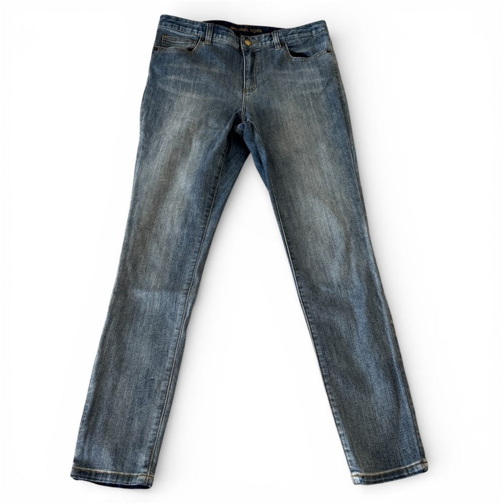 Michael Kors Womens Skinny Jeans Size 8 Blue Denim Elevated‎ Basics